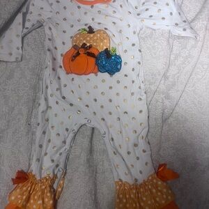 Charming Pumpkin Patch Kids Footie